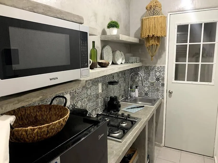 Increible Depa Tuluminati Con Alberca 10Min Centro Lägenhet  Tulum